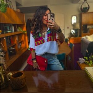 Vintage 80s Banded-Bottom Resort Polo Shirt